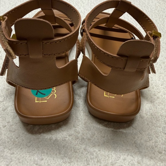 Franco Sarto Brown Strappy Sandals - Picture 5 of 10